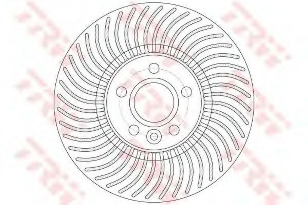 Disc frana VOLVO V60 TRW DF6185S PieseDeTop