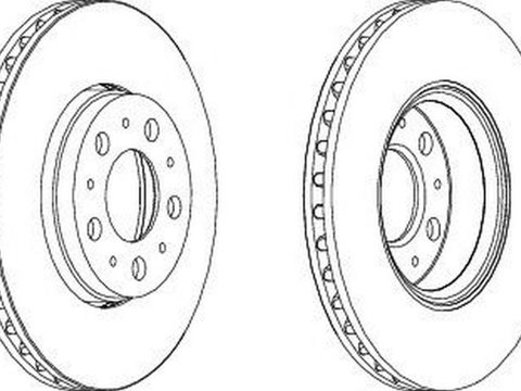 Disc frana VOLVO XC70 CROSS COUNTRY FERODO DDF1163