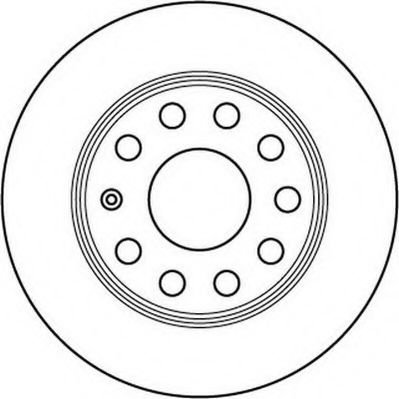 Disc frana VW GOLF 6 (5K1) (2008 - 2013) JURID 562