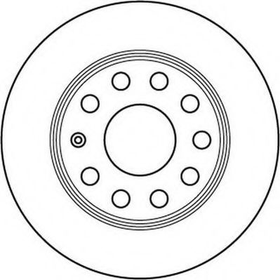 Disc frana VW GOLF V (1K1) (2003 - 2009) JURID 562236JC piesa NOUA