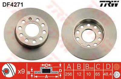 Disc frana VW GOLF VI Variant (AJ5) (2009 - 2013) 