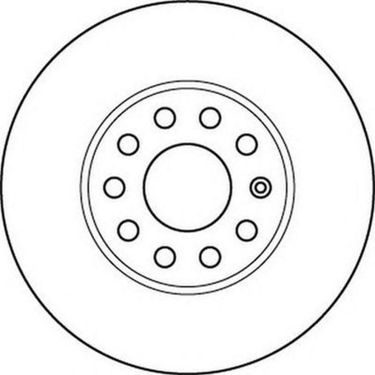 Disc frana VW TOURAN 1T1 1T2 JURID 562235J