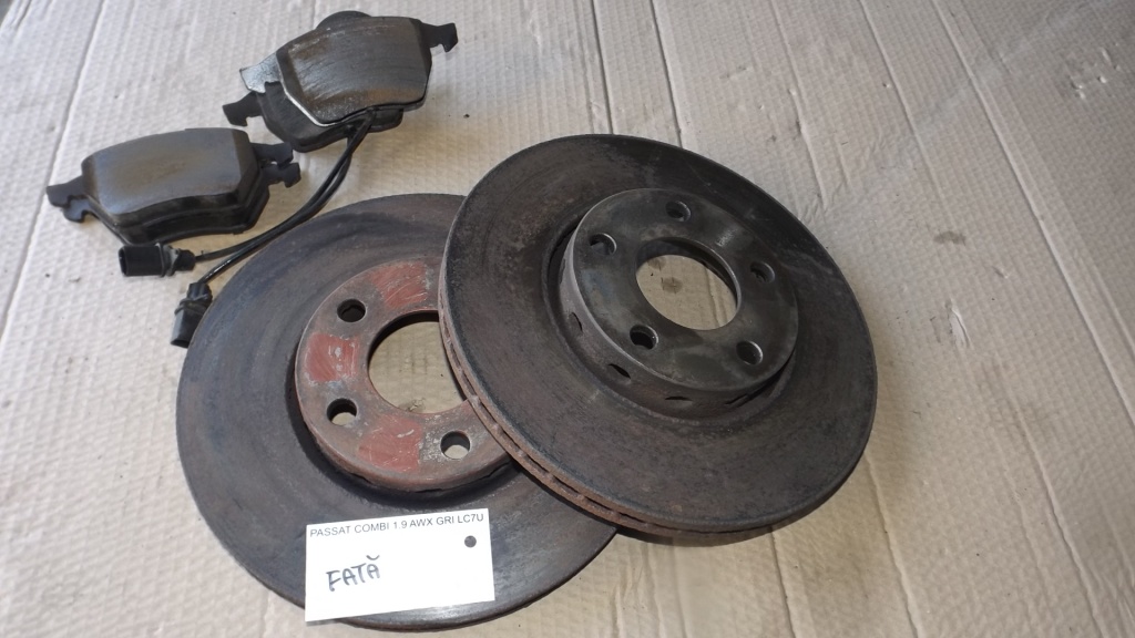 DISCURI Frana FATA CU PLACUTE VW Passat B5.5 combi, (model 2001-2005) motor 1.9 tdi, RELIST