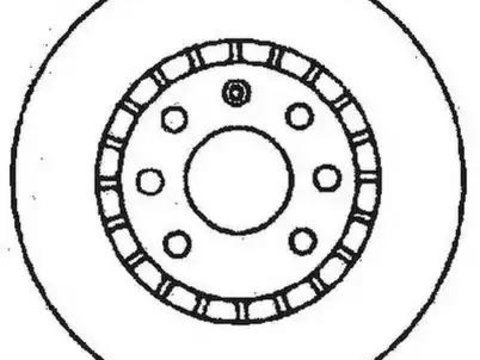 Discuri frana OPEL Vectra B CC (J96) (1598 1995 , 75 116 CP) REMSA DF641220