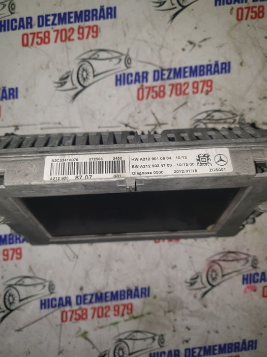 Display bord ecran mercedes e class w212