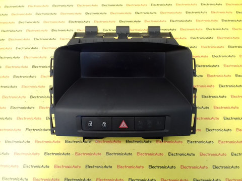 Display + Buton Avarii, Blocare / Deblocare Usi, Opel Astra, 036035255M, 13285122, 13267984