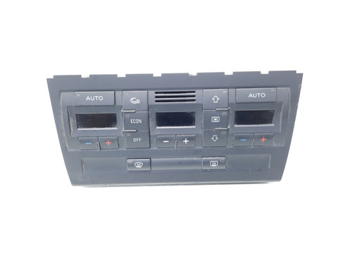 Display climatronic, cod 8E0820043BL, Audi A4 Avant (8ED, B7) (idi:610485)