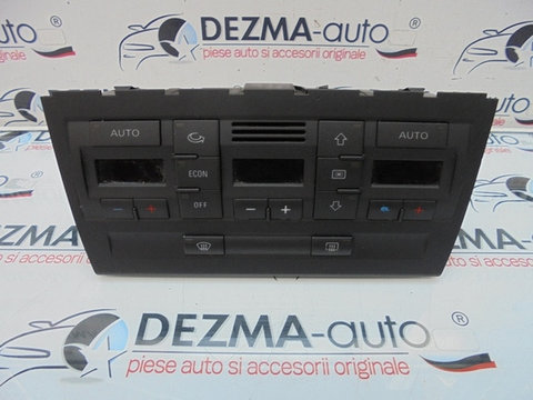 Display comenzi dublu climatronic, cod 8E0820043BL, Audi A4 Avant (8ED, B7) (id:113892)