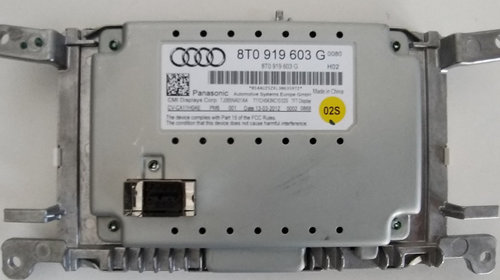 Display MMI Audi A4 B8 (8K) A5 8T Q5 8R 