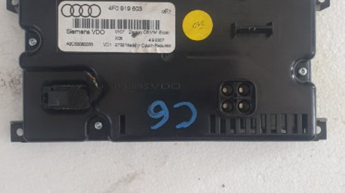 Display MMI navigatie Audi A6 4F 4F09196