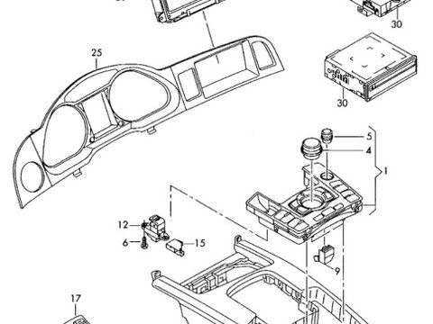 Display MMIAudi A6 4F C6 3.0 TDI BMK OEM 4F0919603