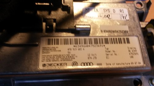 Display navi audi a6 4f 4f0919603a