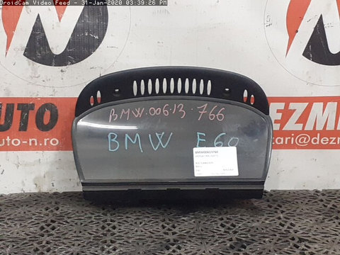 DISPLAY NAVIGATIE BMW E60 2007 OEM:A2C53061375.