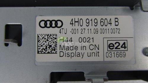 Display Original Audi A8 4H Original cod