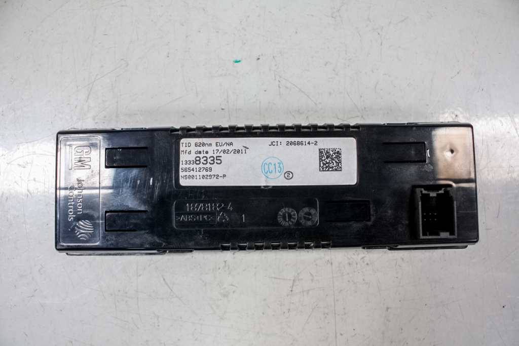 Display Tid 620nm Opel Astra J Meriva B (informatii grafice-monocrom) 13338335