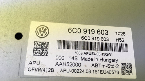 Display VW Polo 6C cod: 6c0919603