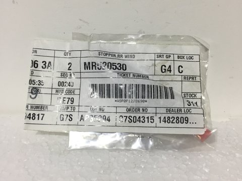 Dispozitiv etansare parbriz Mitsubishi MR520530