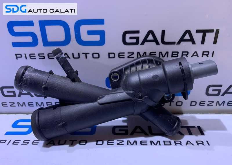 Distribuitor Corp Carcasa Termostat Apa VW Touran 2.0 TDI CFHC CFJA CLCA CFJB 2008 - 2018 Cod 03L121131AA 03L121132AA