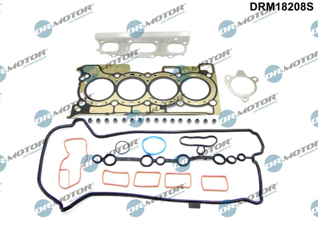 Dr.Motor Automotive Set garnituri, chiulasa DRM18208S se potriveste la RENAULT SCENIC III (JZ0/1_) 2012 2013 2014 2015 2016