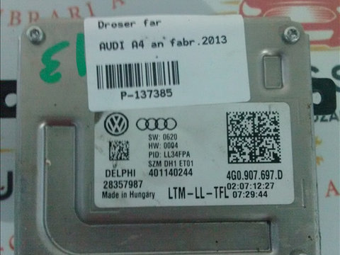Droser far AUDI A4 2011-2014