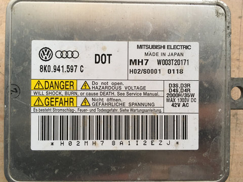 Droser xenon audi A4 b8 2009 8K0941597C