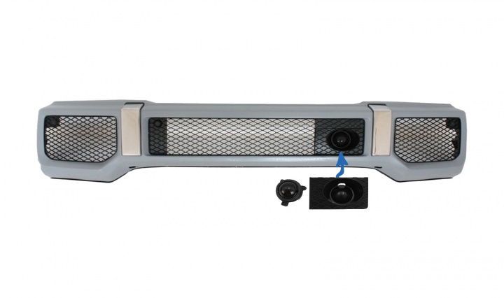 Dummy Camera compatibil cu Mercedes G-Class W463 (1989-2017) doar pentru bara fata G65 Design Tuning Mercedes-Benz G-Class W463 1990 1991 1992 1993 1994 1995 1996 1997 1998 1999 2000 2001 2002 2003 2004 2005 2006 2007 2008 DCMBW463