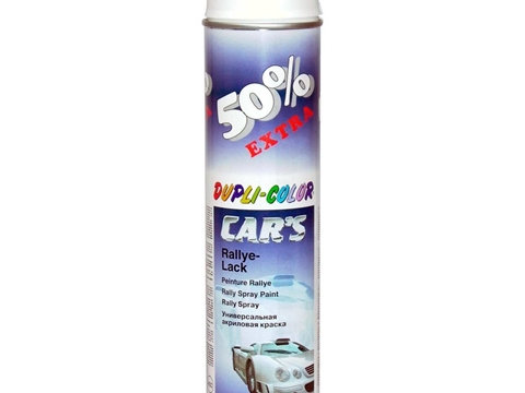 Dupli-color spray vopsea alb mat 600ml
