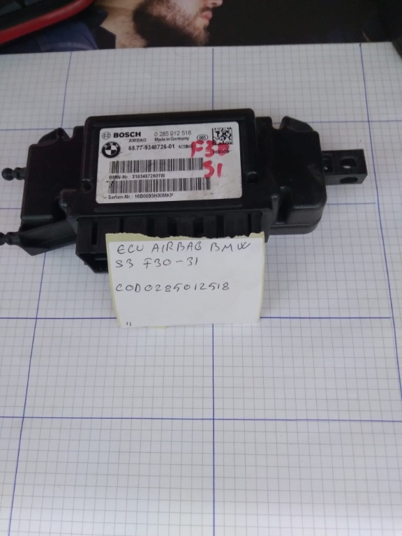 Ecu airbag BMW SERIA 3 F30,F31 Cod 0285012518