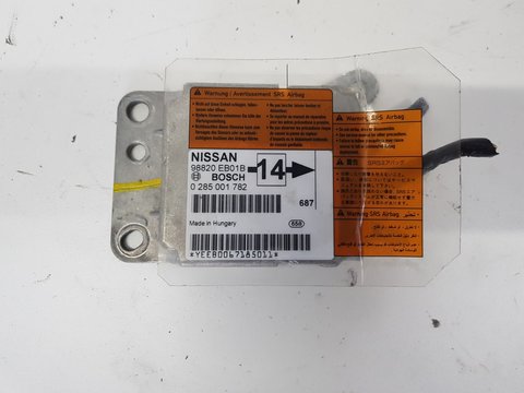 ECU airbag Nissan Navara 98820 EB01 / 98820EB01 / 0 285 001 782 / 0285001782