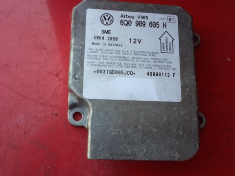 Ecu airbag skoda fabia 6q0909605h