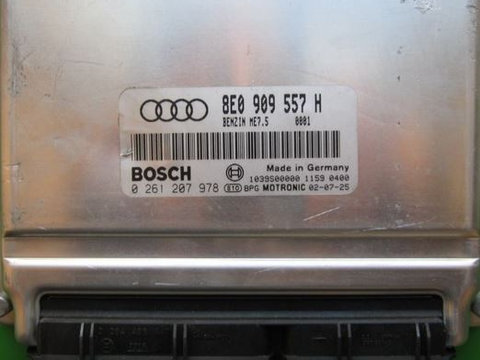 ECU CALCULATOR AUDI A4 2.0 D COD OEM 8E0 909 557 H