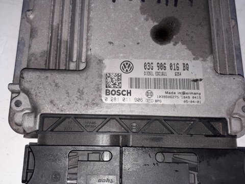 ECU Calculator motor 0281011906, 03G906016BQ VW Touran 2.0TDI BKD