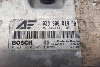 ECU Calculator motor 038906019FA Ford Galaxy 1.9 T