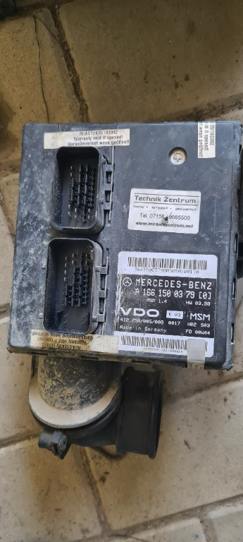 ECU calculator motor A1661500379 A 166 150 03 79 Mercedes-Benz A-Class W168 [facelift] [2001 - 2004] hatchback