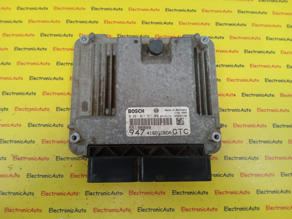 ECU Calculator motor Alfa Romeo 147 1.9JTD 55198809, 0281011511