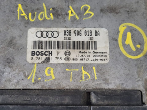 Calculator ECU pentru Audi A3 8L - Anunturi cu piese