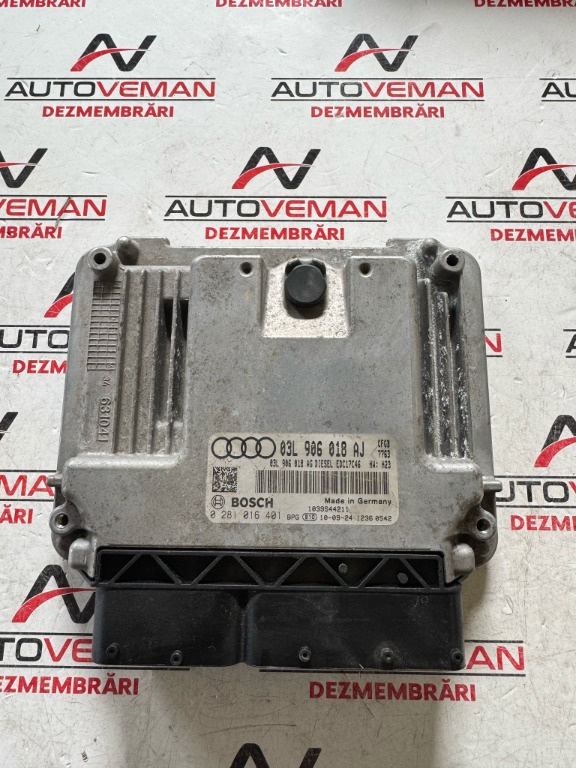 ECU Calculator motor Audi A3 2.0TDI 03L906018AJ 0281016401 EDC17C46 CFGB 7763 H23