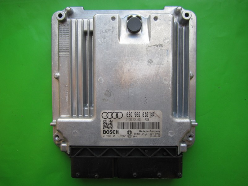 ECU Calculator motor Audi A4 2.0TDI 03G906016KP 0281013292 EDC16U31 BPW }