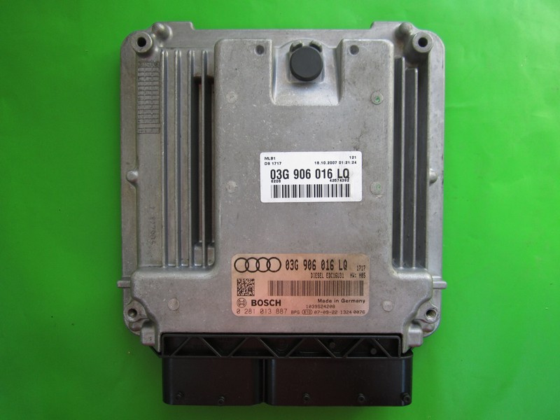 ECU Calculator motor Audi A4 2.0TDI 03G906016LQ 0281013887 EDC16U31 BPW H05}