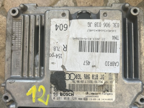 ECU Calculator motor Audi A4, A5 2.0 TDi, 03L906018JG 0281018128 Audi A4 8K2, B8