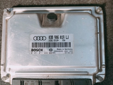 ECU Calculator motor Audi A4 B6, 2006, 1.9 TDi, cod piesa: 038906019LJ