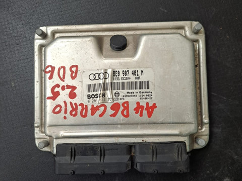 ECU Calculator motor Audi A4 B6 CABRIO - COD 8E0907401M/0281011255