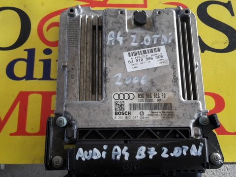 ECU Calculator Motor Audi A4 B7 2.0 tdi 140cp, 03G906016FQ, 0281012547