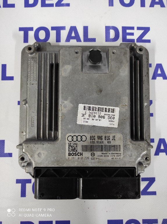 ECU calculator motor Audi A4 B7 2.0 tdi cod 03G906016JE 0281012726