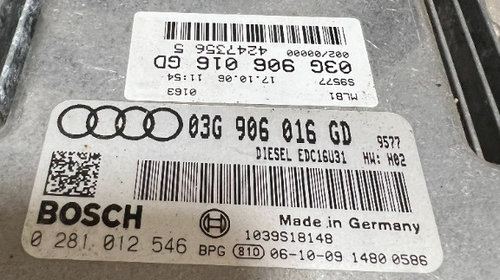 ECU Calculator motor Audi A4 B7 BRB, 1.9