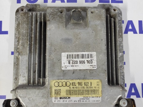 ECU Calculator motor Audi A4 B8 cod 03L906022B 0281014235