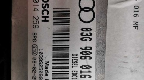 ECU Calculator motor Audi A6 2.0TDI EDC1