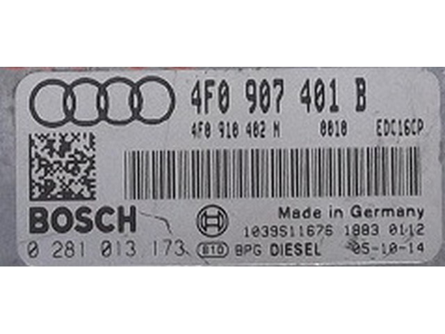 ECU Calculator motor Audi A6 3.0TDI 4F0907401B 028