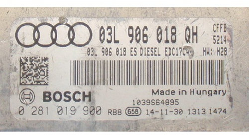 ECU Calculator motor Audi Q3 2.0TDI 03L9