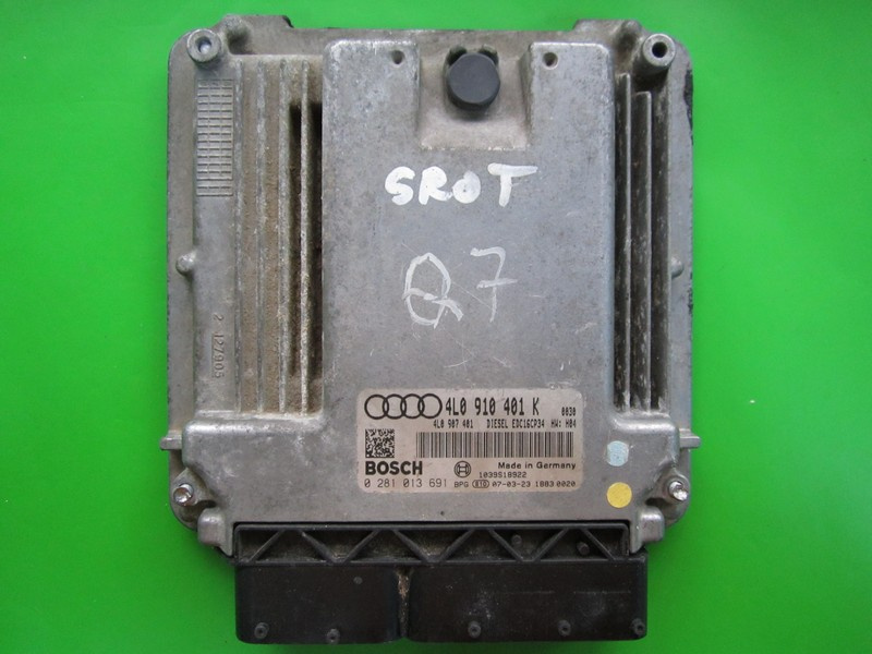 ECU Calculator motor Audi Q7 3.0TDI 4L0910401K 0281013691 EDC16CP34 BUG +